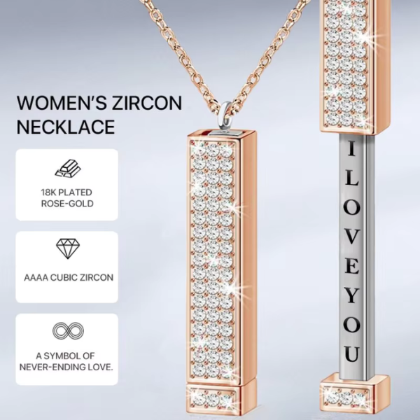 Collier 'I Love You' - Et smykke af evig kærlighed