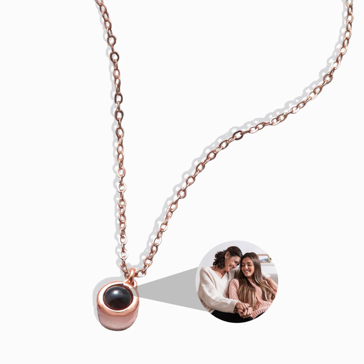 Persoonlijke ketting met foto, een herinnering altijd bij u