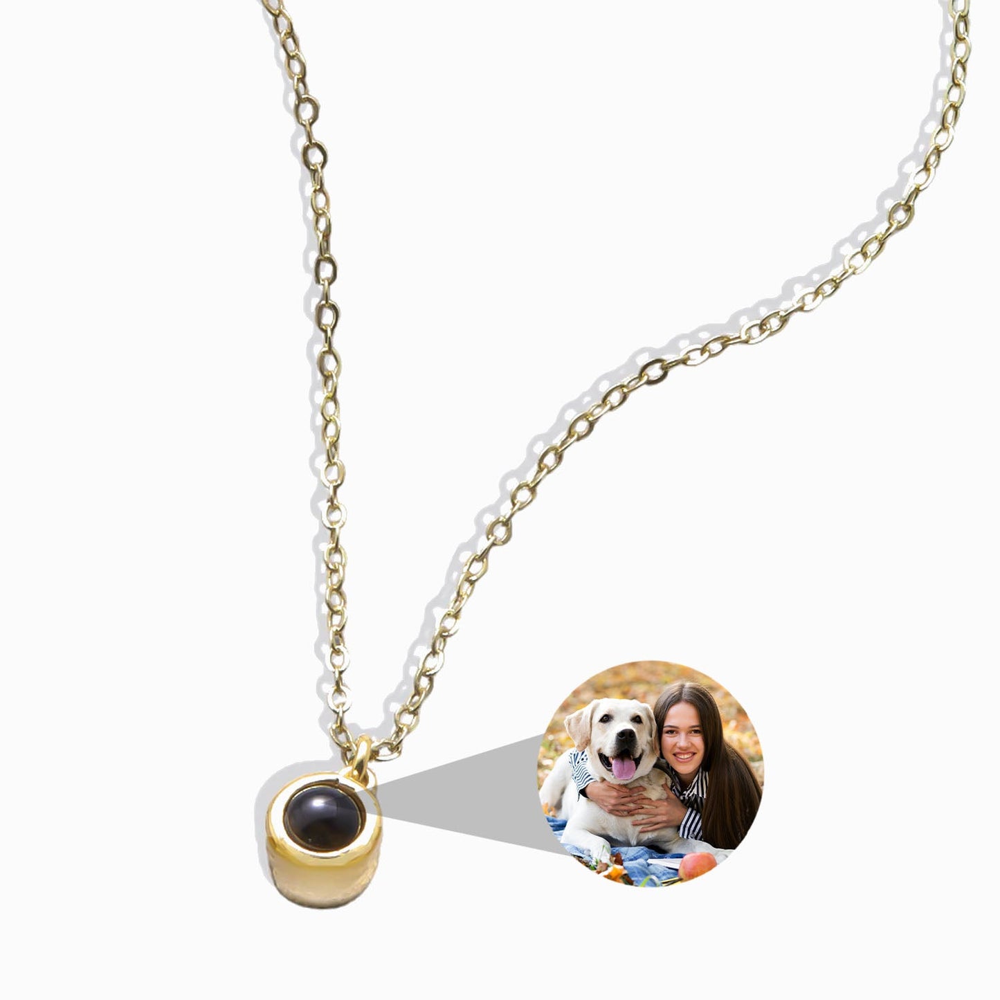 Persoonlijke ketting met foto, een herinnering altijd bij u
