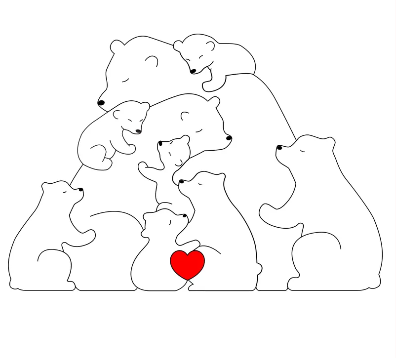 Personalized wooden puzzle: a unique family keepsake