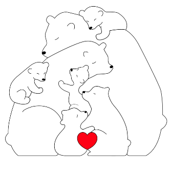 Personalized wooden puzzle: a unique family keepsake