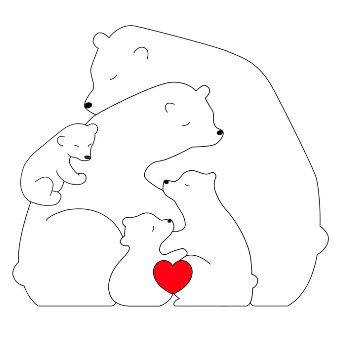 Personalized wooden puzzle: a unique family keepsake