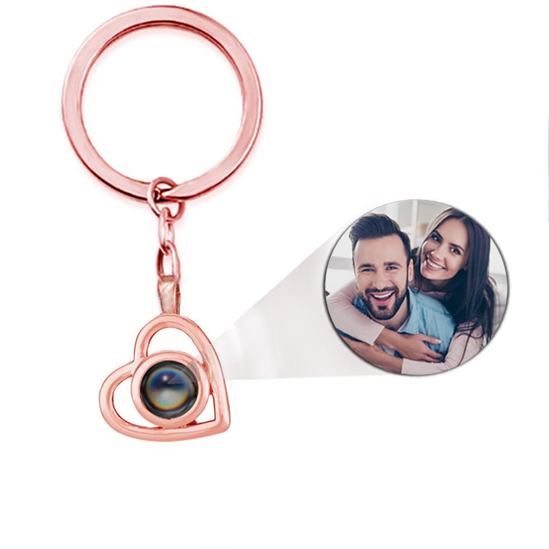 מפתח צילום מותאם אישית בצורת לב