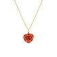 Real pendant necklace Pink